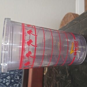 IN N OUT 16OZ PLASTIC TUMBLER.   ...#7883